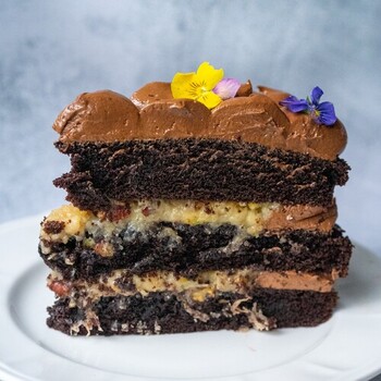 German Chocolate Cake (slice)